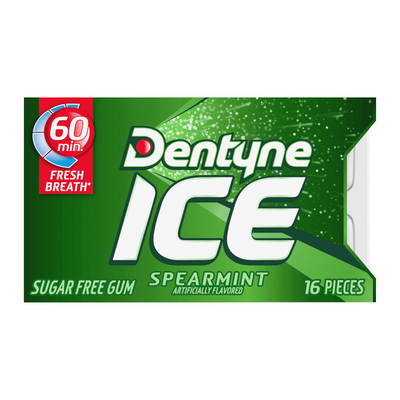 Dentyne - Chewing-gum à la menthe verte, paquet de 16