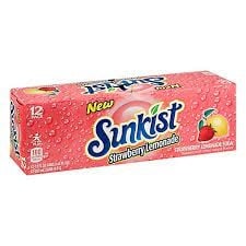 Sunkist - Strawberry Lemonade 355ml 12 Dosen