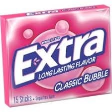 Wrigley's - Extra Classic Bubble 15 bâtonnets