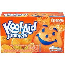 Kool-Aid Jammers Orange, pack de 10 bouteilles de 177 ml