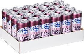 Hero - Cassis 250ml 24 Blikjes (geen statiegeld)
