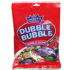 Dubble Bubble – Kaugummi mit 3 Geschmacksrichtungen, 180 Gramm