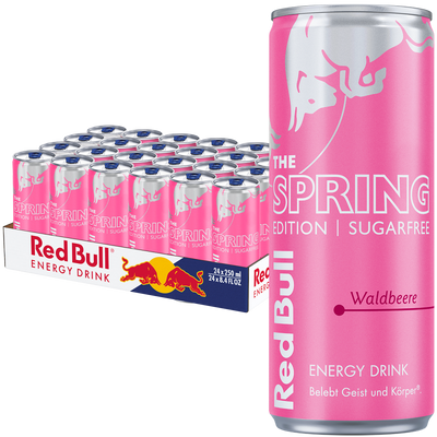 Red Bull - The Spring Edition Waldbeere 250ml 120 Tray´s A 24 Blikjes (hele pallet)