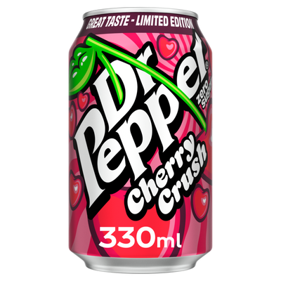 Dr Pepper - Cherry Crush Zéro Sucre 330 ml