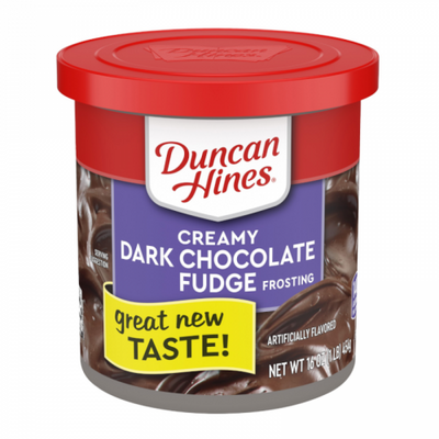 Glaçage au chocolat noir Duncan Hines - 453 grammes
