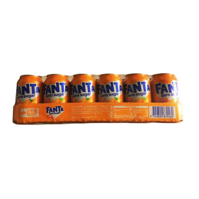 Fanta - Orange Zero Sugar 330ml 24 Canettes