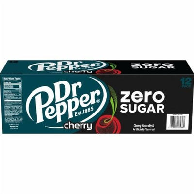Dr Pepper - Cherry Zero 355ml 12 Dosen