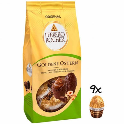 Ferrero Rocher - Goldene Ostern Schokoeier original 90 grammes