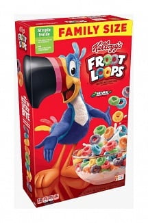 Céréales Kellogg's - Froot Loops, format familial 550 grammes