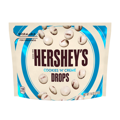 Hershey's - Cookies 'N' Crème Lakritzs Pouch 215 Gram