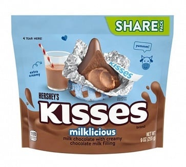 Hershey's - Kisses Milklicious Share Bag 255 Gramm