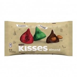 Hershey's - Milchschokoladenküsse Mandel 213 Gramm