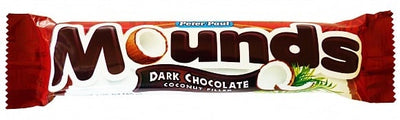 Hershey's - Mounds Chocolat Noir Fourré à la Noix de Coco 49 Grammes