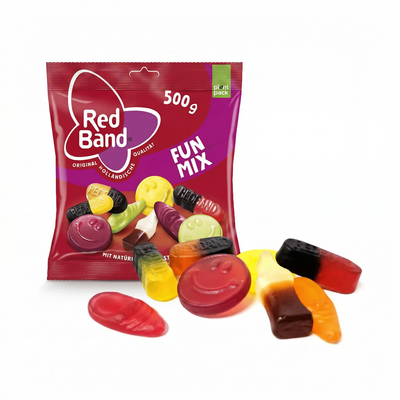Bande rouge - Mélange amusant 500 grammes