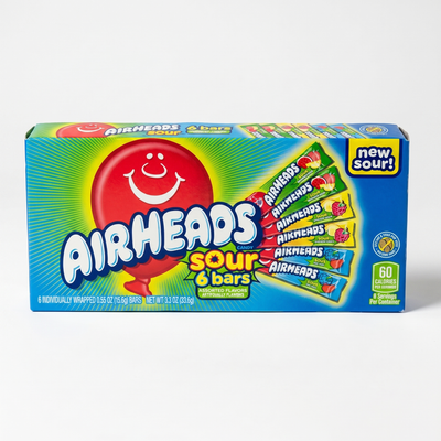 Airheads - Boîte de bonbons acidulés Theater Sour 93,6 grammes