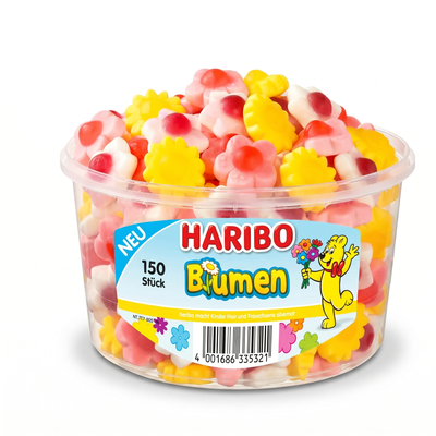 Haribo - Silo Blumen 150 Stück 1020 Gram
