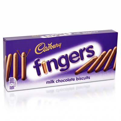 Cadbury - Doigts de chocolat au lait 114 grammes