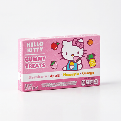 Hello Kitty Gummy Treats Fruit 88 Gram
