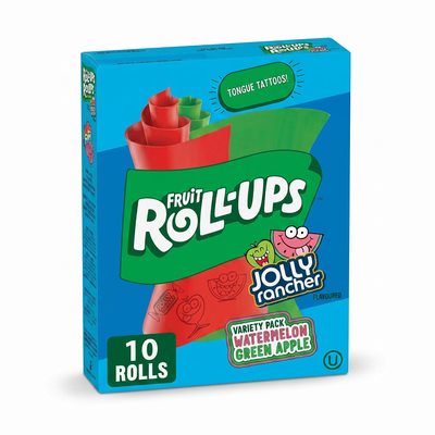 Betty Crocker - Fruit Roll-Ups Jolly Rancher 10-Pack 141 Gram