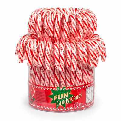 Candy Canes Rood / Wit 72 Pièces