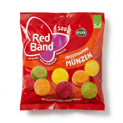 Bague rouge - Pièces de gomme à mâcher de 500 grammes