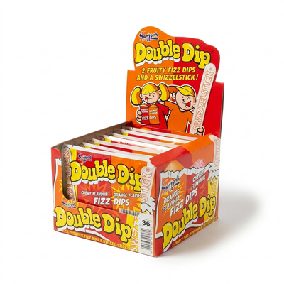 Swizzels Double Dip Cherry Orange 36 Stuks