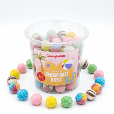 The Candy Box Co - Beach Ball Bites 500 Gram extra weergave