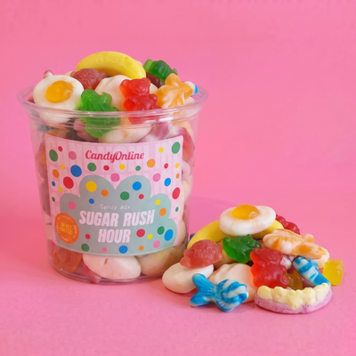 The Candy Box Co - Sugar Rush Hour 450 Gram