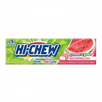 Hi-Chew - Fruit Chews Sweet & Sour Watermelon 50 Gram