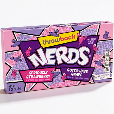 Wonka Nerds Throwback Traube & Erdbeere Theaterbox 141 Gramm