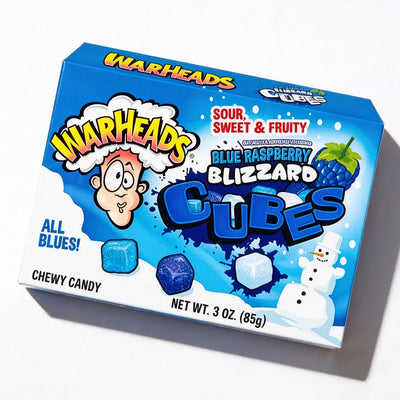Warheads - Blizzard Cubes Blaue Himbeere 85 Gramm
