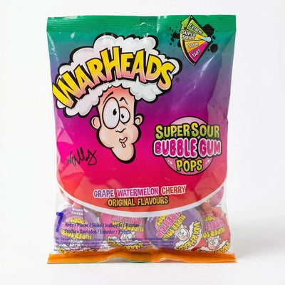 Warheads - Sucettes de chewing-gum super acidulées, saveurs assorties, 105 grammes