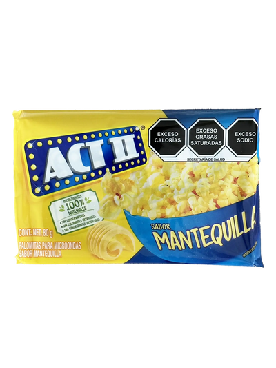 Acte II - Popcorn au beurre 80 grammes