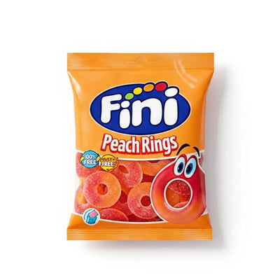 Fini - Peach Rings 75 Gram (Halal)