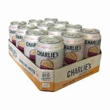 Charlie's - Natural Soa Sparkling Water Passionfruit 330ml 12 Canettes