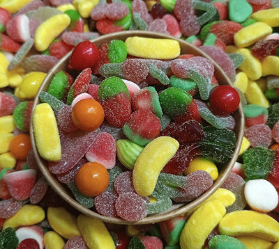 Candy Bowl – Iss jeden Tag Obst-Süßigkeitenmischung, 400 Gramm
