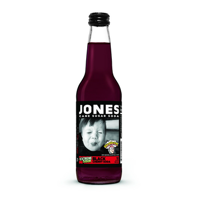 Jones Soda - Warheads Schwarze Kirsche 355 ml