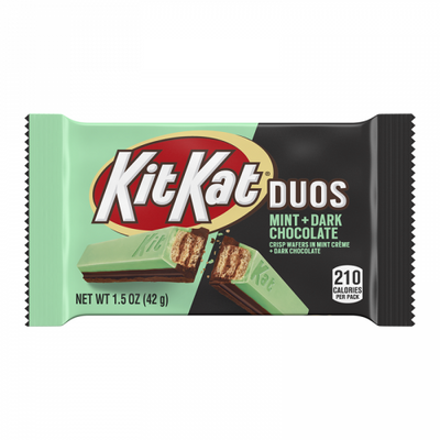 KitKat Duos Dunkle Schokolade Minze 42 Gramm