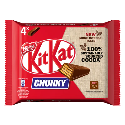 Kit Kat - Chunky, paquet de 4, 160 grammes