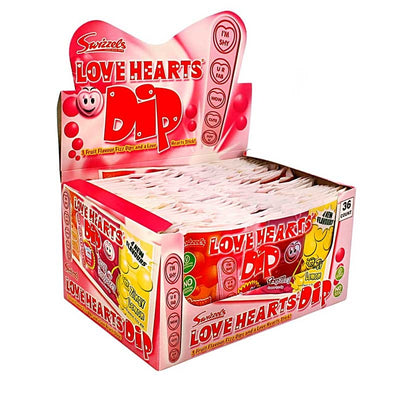 Swizzels - Love Hearts Dip 23 Gram 36 Stück