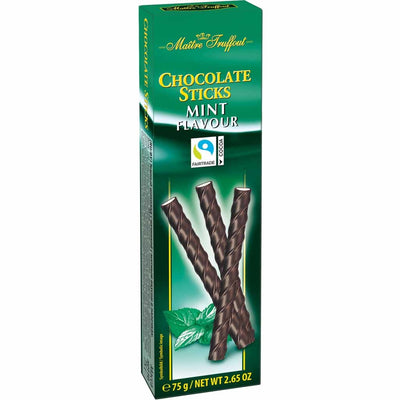 Maitre Truffout - Schokoladen Sticks Mint 75 Gramm