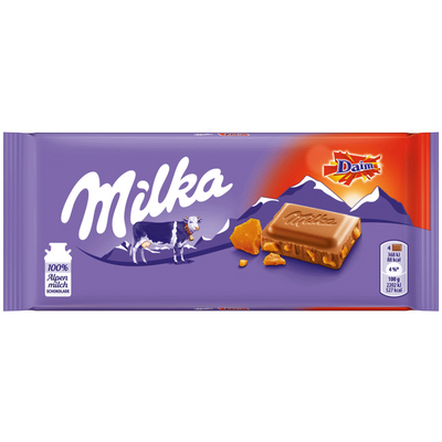 Milka - Daim 100 grammes