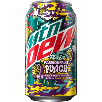 Mountain Dew – Baja Passionsfruchtpunsch 355 ml