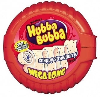 Hubba Bubba - Bubble Tape Erdbeere 56 Gramm