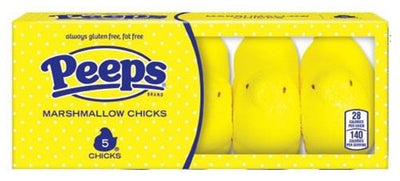 Peeps – Gelbe Marshmallow-Küken, 5er-Packung