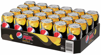 Pepsi - Max Mango 330ml 24 Blikjes - Copy
