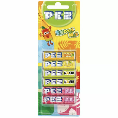 Recharge Pez - Saveurs exotiques 51 grammes