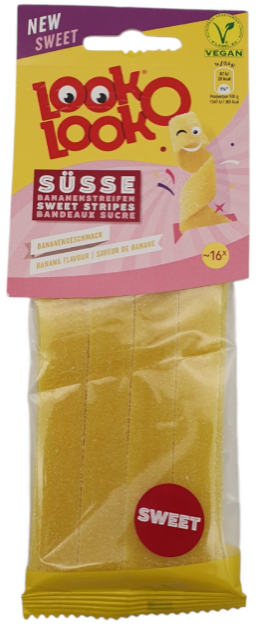 Look O Look - Tapis de banane acidulés 90 grammes