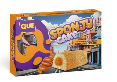 Que - Sponge Cake Karamel Cream 200 Gram