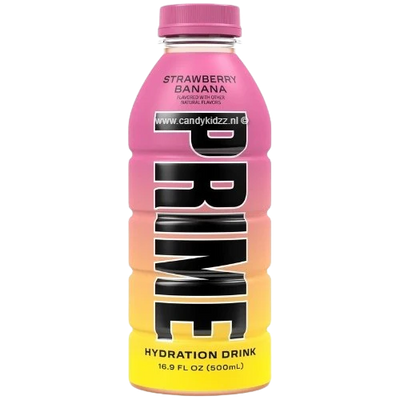 Prime - Boisson hydratante fraise-banane 500 ml